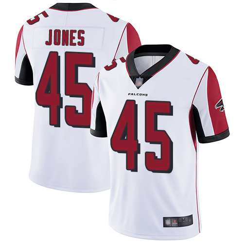 Atlanta Falcons Limited White Men Deion Jones Road Jersey NFL Football 45 Vapor Untouchable